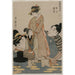 Oshichi en Kichisaburo (uit de serie Muziek over het thema van standvastigheid in de liefde) - Kitagawa Utamaro