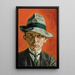 Autoportrait - Oskar Kallis — ingelijst kunstwerk aan de muur