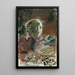 Self-portrait Painting - Oskar Laske — framed artwork on a wall