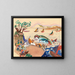La Baleine - Oskar Laske — ingelijst kunstwerk aan de muur