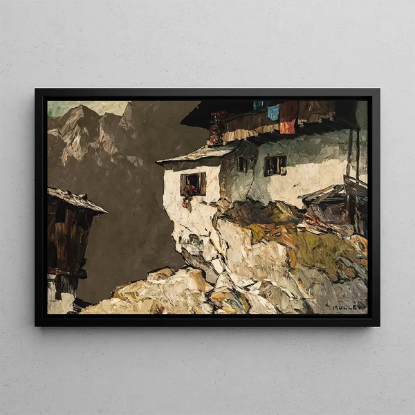 Erker - Oskar Mulley — framed artwork on a wall