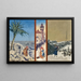 Triptyque du Désir - Oskar Rex — ingelijst kunstwerk aan de muur