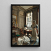Napoléon et une femme de chambre - Oskar Rex — ingelijst kunstwerk aan de muur