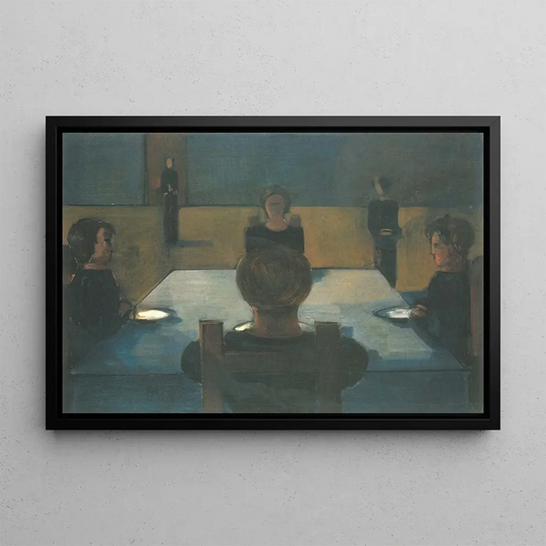 Diner - Oskar Schlemmer — ingelijst kunstwerk aan de muur