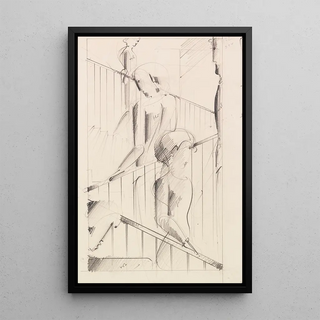 Oskar Schlemmer - Treppenszene.webp