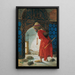 The turtle trainer - Osman Hamdi Bey — framed artwork on a wall
