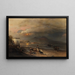 Golfe de Naples - Oswald Achenbach — ingelijst kunstwerk aan de muur