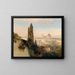 Vue de Florence - Oswald Achenbach — ingelijst kunstwerk aan de muur