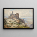 Lac Fucin - Othmar Brioschi — ingelijst kunstwerk aan de muur
