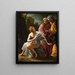 Suzanne en de ouderen - Ottavio Leoni — ingelijst kunstwerk aan de muur