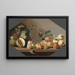 Fruit Still Life Painting - Ottmar Elliger — framed artwork on a wall