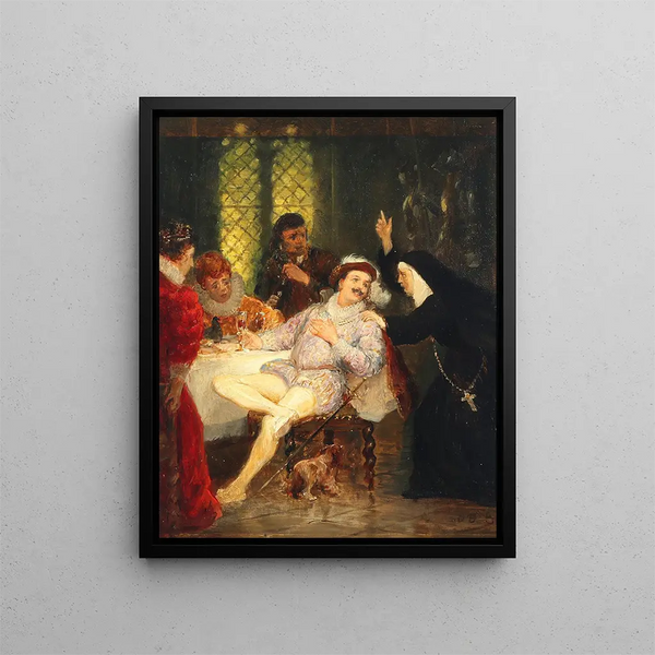 Otto Bache - Primadonna Leocadi Gerlach og kammersanger Christian Hansen i Don Juan.webp