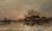 Winterlandschap - Otto Fedder — weergave van het kunstwerk