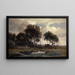 Landschap van de Herfst bij Schleissheim - Otto Fröhlicher — ingelijst kunstwerk aan de muur