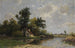 Het huis aan de oever van het meer - Otto Gampert — weergave van het kunstwerk