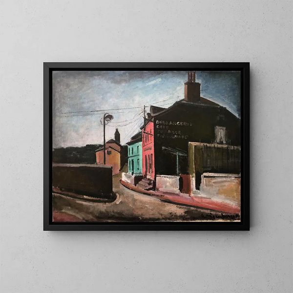 Bakery Bäckerei - Otto Geigenberger — framed artwork on a wall