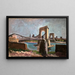 Pont à Avignon - Otto Geigenberger — ingelijst kunstwerk aan de muur