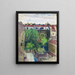 Achtertuin - Otto Geigenberger — ingelijst kunstwerk aan de muur