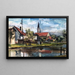 Landschap met kerk - Otto Geigenberger — ingelijst kunstwerk aan de muur