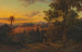 Uitzicht op Bethlehem met de vlucht naar Egypte - Otto Georgi — weergave van het kunstwerk