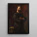 Portret van de tekenleraar Arthur Haferkorn - Otto Greiner — ingelijst kunstwerk aan de muur