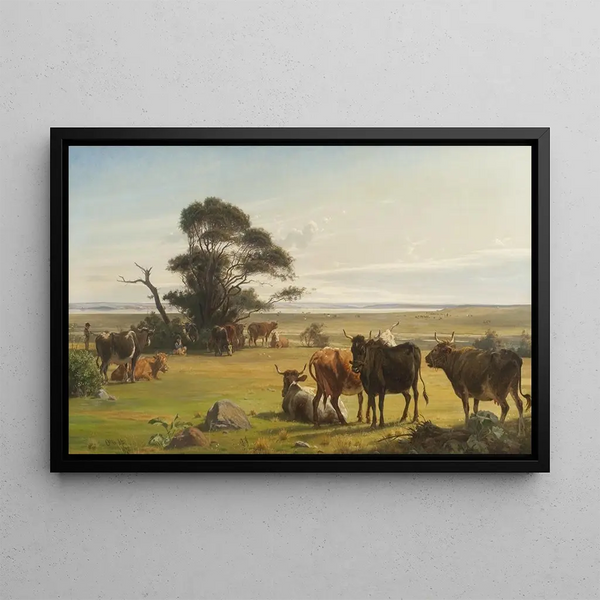 Otto Haslund - Cows in a Meadow.webp