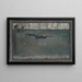Cormoran plongeur - Otto Henry Bacher — framed artwork on a wall