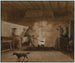 Familie rond de open haard - Otto Hoven — weergave van het kunstwerk