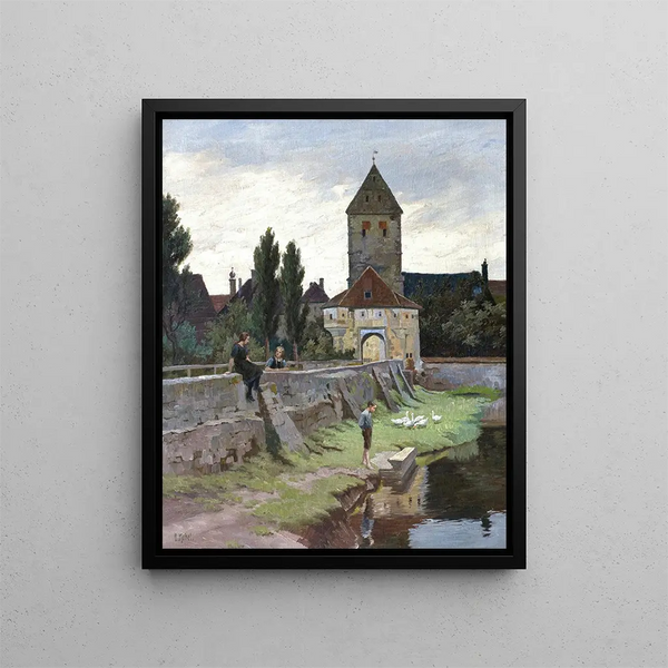 Otto Kubel - Das Rothenburger Tor in Dinkelsbhl.webp