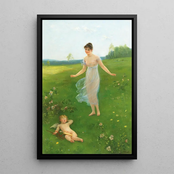 Printemps d'amour - Otto Lingner — ingelijst kunstwerk aan de muur