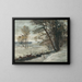 Winterlandschap - Otto Mueller — ingelijst kunstwerk aan de muur
