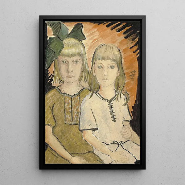 Helga and Eva Goerger - Otto Mueller — framed artwork on a wall