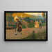 De eenzame meester Beethoven wandelend nabij Wenen - Otto Nowak — ingelijst kunstwerk aan de muur