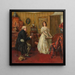 Genre scène - Otto Nowak — ingelijst kunstwerk aan de muur