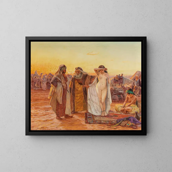 L oil painting of choice - Otto Pilny — framed artwork on a wall