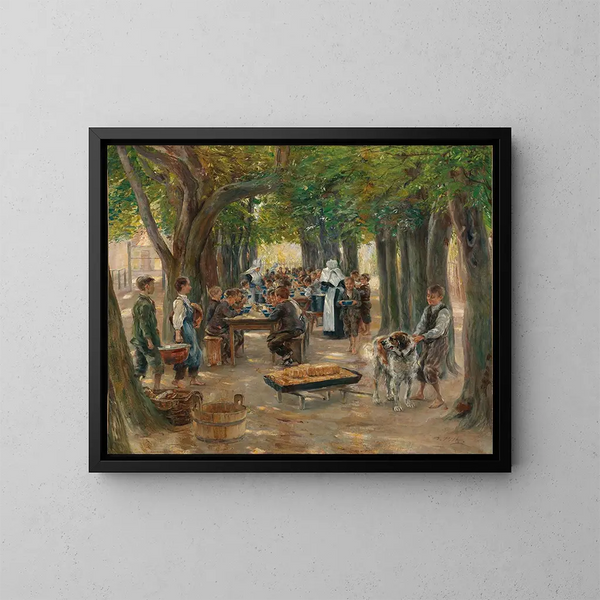 The Convent Soup - Otto Piltz — framed artwork on a wall