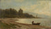 Landschap aan Mjøsa - Otto Sinding — weergave van het kunstwerk