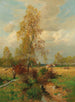 Een boer aan de rand van het bos - Otto Strützel — weergave van het kunstwerk