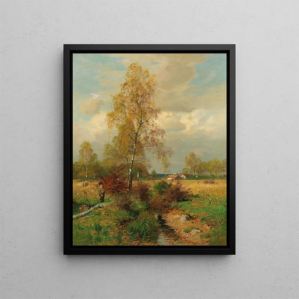 Otto Strtzel - A Peasant at the Edge of the Woods.webp