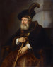Portret van een oude man - Otto Wüstlich — weergave van het kunstwerk