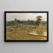 a river landscape - Otto von Thoren — framed artwork on a wall