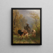 Encounter on the country road - Otto von Thoren — framed artwork on a wall