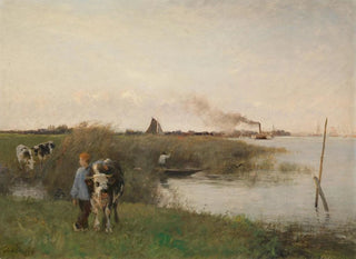 Otto von Thoren - Idyllische Flusslandschaft.webp