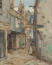 Carnglaze Street, 1910 - Owen Merton — view of the St Ives alley