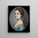 Portret van een dame - Ozias Humphry — ingelijst kunstwerk aan de muur