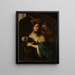 Salomé met het hoofd van Johannes de Doper - Il Padovanino — ingelijst kunstwerk aan de muur