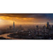 Stedelijk Panorama van Londen bij schemering | Fotodecoratie