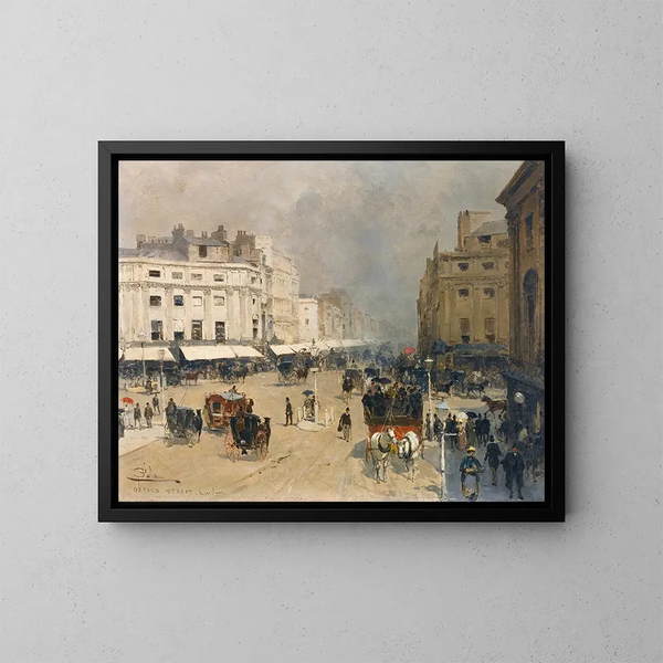 Rue d'Oxford - Paolo Sala — framed artwork on a wall