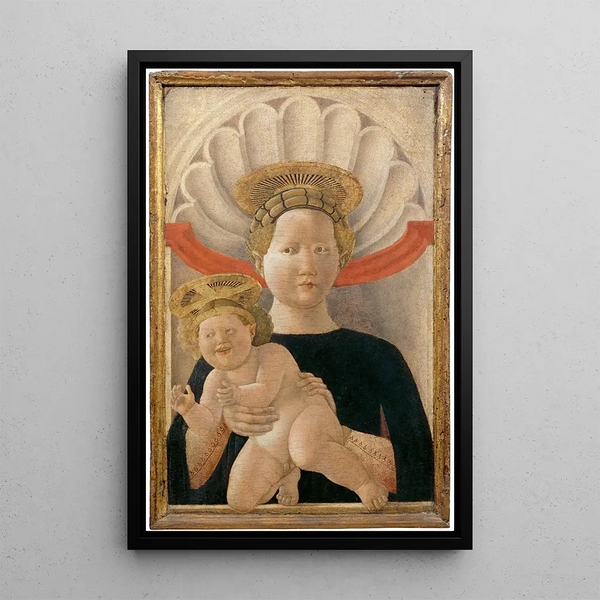 La Vierge à l'Enfant - Paolo Uccello — ingelijst kunstwerk aan de muur