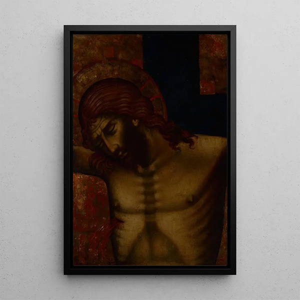 Fragment de Crucifixion d'une Croce Dipinta - Paolo Veneziano | Reproduction — ingelijst kunstwerk aan de muur
